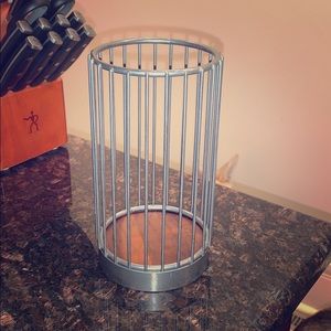 Rustic utensil holder